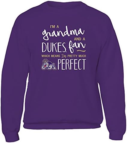 FanPrint James Madison Dukes Hoodie - T -shirt de fã da Vovó JMU Dukes perfeito | Tanque | Capuz