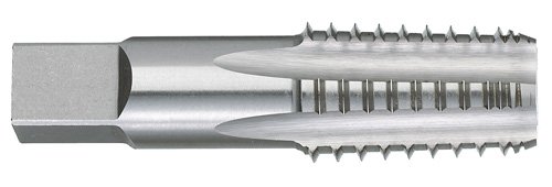Titan TT93618S NPT interrompido Torneira de tubo de altas velocidade de aço, acabamento de óxido de vapor, 1-1/2 -11-1/2, 1,5 Diâmetro