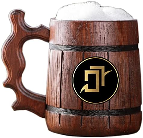 FFXIV Astrólogo caneca tanque de madeira. Presente para jogadores. Beer Stein. Caneca de cerveja de madeira personalizada.