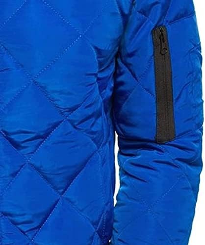 Jeke-dg Men Jacket Down Jacket Sherpa forrado o casaco acolchoado Roupas de puffer para caminhada Windbreaker de esqui à prova d'água