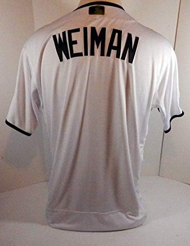 2019 Pittsburgh Pirates Blake Weiman Jogo emitiu White Jersey Memorial 150 P - Jogo usado MLB Jerseys
