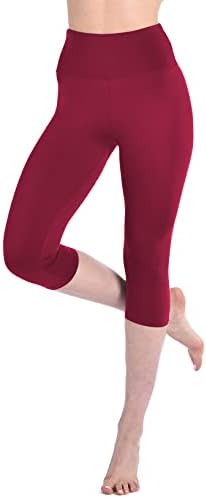 Ipletix Capri Leggings para mulheres, Leggings Capri de cintura alta não Veja através de calças de ioga de treino