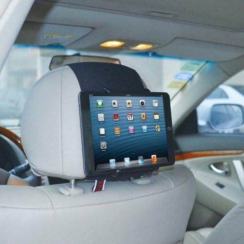TFY Universal Car Headrest Mound Suport, se encaixa em todos os comprimidos de 7 polegadas a 11 polegadas - Apple iPad, iPad