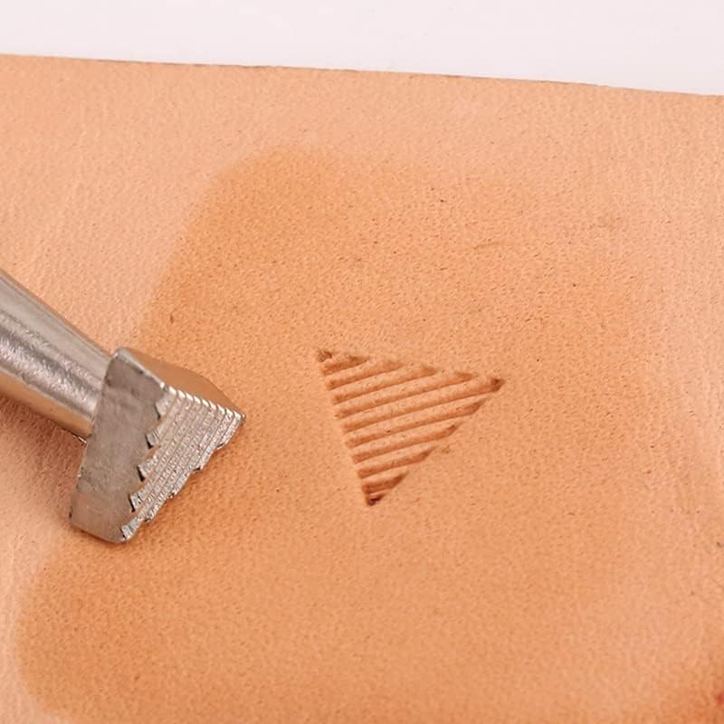 Vários padrões de estampagem de couro de estampagem kit de artesanato, trabalhando com escultura feita à mão para carteira de carteira