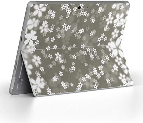 capa de decalque igsticker para o Microsoft Surface Go/Go 2 Ultra Thin Protective Body Skins 000993 Flores de cerejeira monocromática