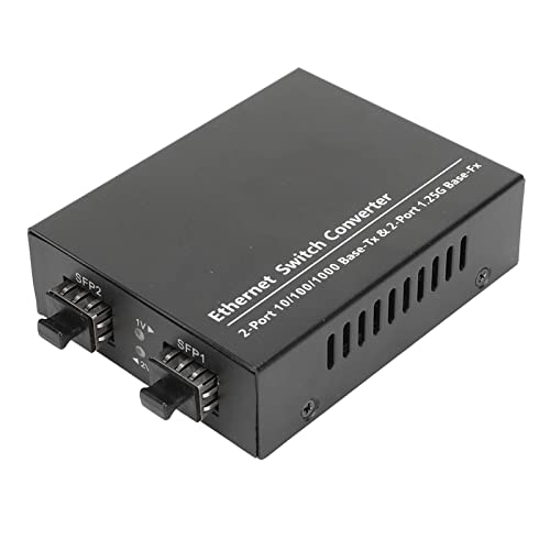 Conversor de mídia de fibra multimodo, Gigabit SFP para RJ45 Fiber Media Converter, Fiber to Ethernet Converter Multimode Fiber Meplug