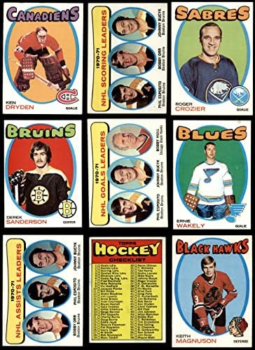 1971-72 Topps Hockey Complete Conjunto VG+