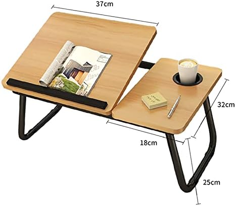 LAPDESKS MABELA AJUSTÁVEL DE LAPTOPS LAPTOPS, mesa de laptop dobrável, mesa de pé para cama e sofá, bandeja de cama