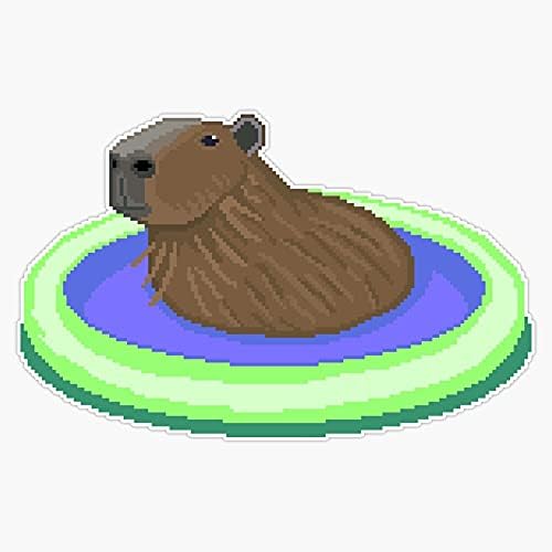 Adesivo de vinil da piscina de Capybara Kiddie
