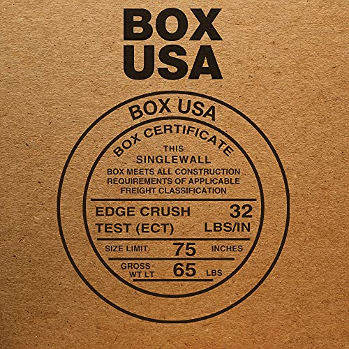 Caixa dos EUA 4x4x40 Caixas de corrugada altas, altas, 4l x 4w x 40h, pacote de 25 | Remessa, embalagem, movimentação,