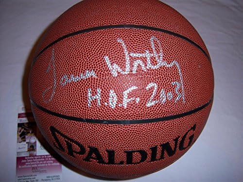 James Worthy Losangeles Lakers, HOF 2003 JSA/COA Basquete assinado - Basquete autografado