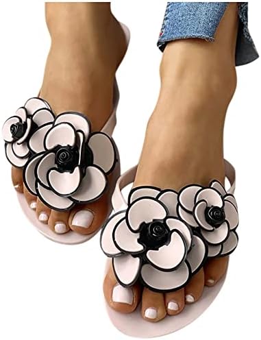 Flipe floral feminino Flippers 2023 Fashion Outdoor Beach Casual Shoes Casual Holiday Slip On Plats Slide Sandals