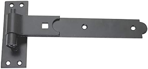 One Stop Diy 24 x gancho plano e banda derrama de porta de aço preto 250 mm x 38 mm x 4,5 mm novo