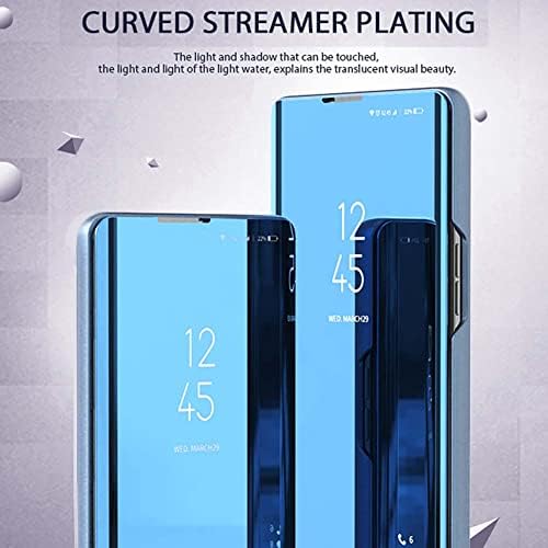 Exibição de exibição da tela de Monwutong para Samsung Galaxy S23 Ultra, Caixa Vertical Smart Mirror Livre com Kickstand e Função