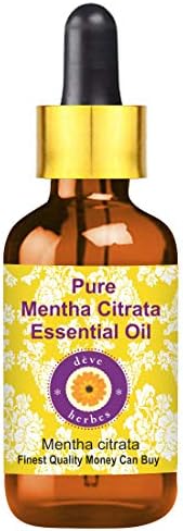 Deve Herbes Pure Mentha Citrata Oil essencial com vapor de gotas de vidro destilado 5ml
