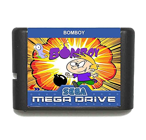 Samrad The Bomboy 16 Bit MD Game Card com caixa de varejo para Sega Megadrive/Genesis