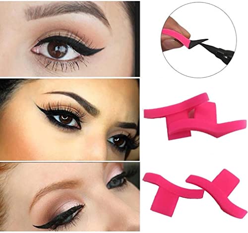 1Pair Winged Eyeliner Stimle Style Multifunction Eye Liner Makeup Beauty Eye Liner Tool for Woman útil e hábil