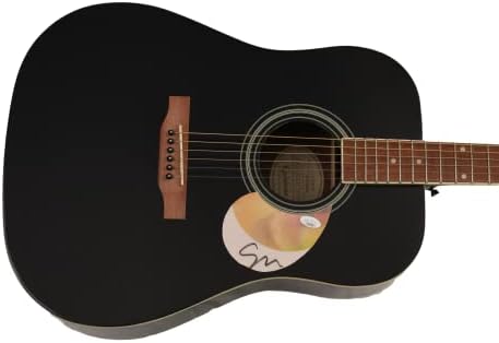 Shawn Mendes assinou autógrafo em tamanho grande Gibson Epiphone Guitar Guitar C w/James Spence Autenticação JSA
