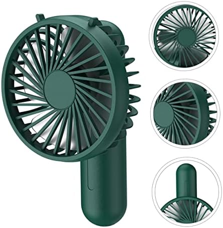 Homoyoyo 1pc mini fã de mão mini mão segura ventilador portátil ventilador portátil Mini manual ventilador recarregável ventilador