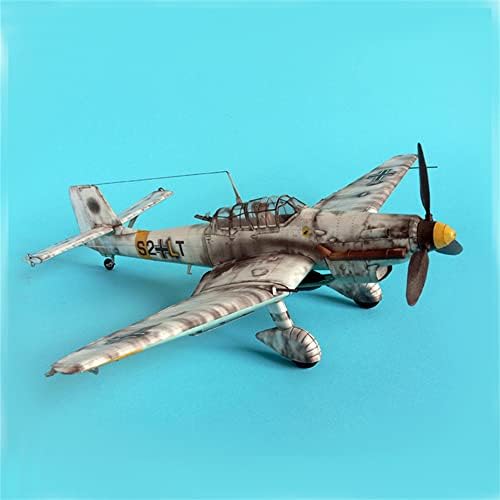 Natefemin 1/33 Modelo de papel alemão Ju-87 D-3 Junkers mergulhe aeronaves de bombardeiro modelo de papel de telha