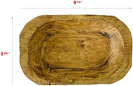 9 Baguete de madeira natural 2 pacote - decoração da tigela de pão - bandeja de batas para peça central/fabricação de velas/feita