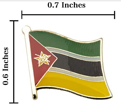 A-One 3 PCS Pack- Patch de bandeira da União Africana e Pin de lapela+Pino de metal da União da Etiópia, Patch Nacional de