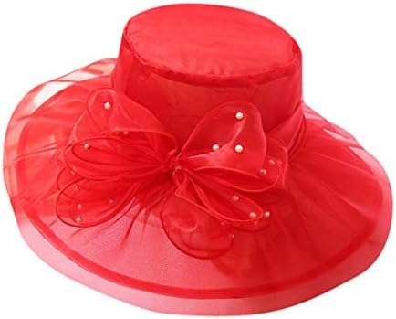 Mulheres Lace Retro Chapéus chá de casamento Fascinator Hat Bridal Short Brim Roll Up Hat Sunshade Hat Fedora