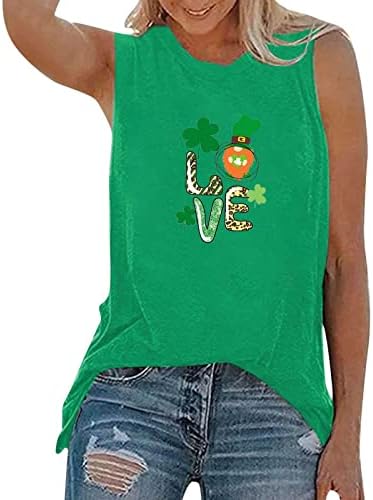 Mulher Patricks Day T-shirt Shamrock Camise