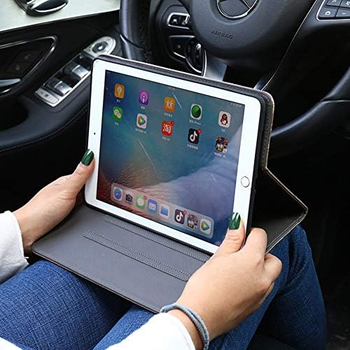 iPad 9.7 Caso 2018/2017, iPad Air 2, iPad Air, Pro 9.7 Case, caixa de couro protetora, Stand Ajustável Aviso Automóvel/Sleep Smart