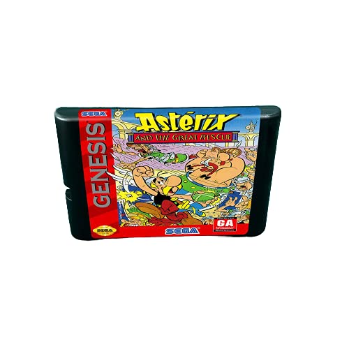 Aditi Asterix e The Great Rescue - cartucho de jogos MD de 16 bits para megadrive Console