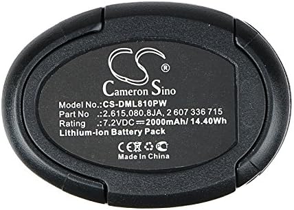 Bateria de substituição de 2000mAh/7.2V para DL 8100 Multi-Tool sem fio 8100 85-0352 F0138100JB B808-02 2.615.080.8JA 2 607 336