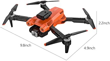 MoreSec Drone com câmera HD 1080p, drone de tiro duplo com 1080p HD FPV Câmera Drone Aéreo de Controle Remoto Toys Presentes para meninos