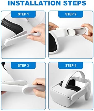 Lanmu Silicone Ear Muffs Compatíveis com Meta/Oculus Quest 2, Aprimore a qualidade do som e a experiência de VR