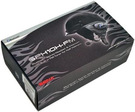 Sena SPH10HD-FM-01 MOTURA MOTUCA MOTURAÇÃO Bluetooth e interfone com sintonizador FM embutido