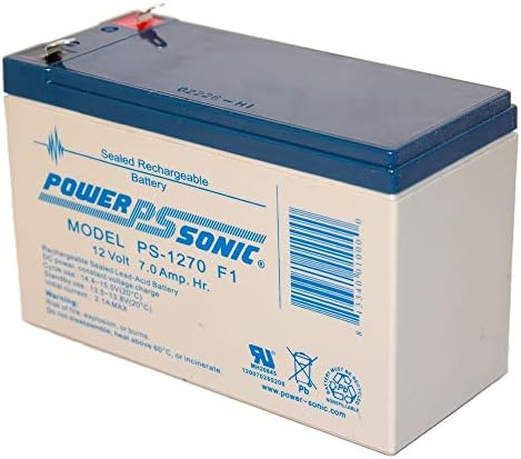 PowerSonic 12V 7ah Battery Repl. Tempest 12v7.5ah, TR7.5-12A, TR7.2-12A