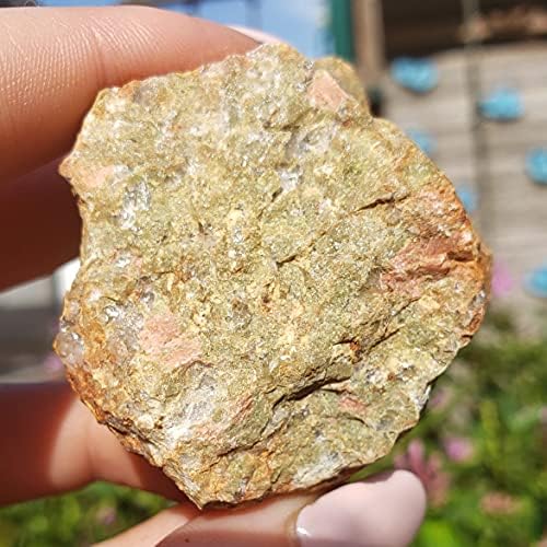 Unakite um cluster druzoso de grau Raw natural Cura de cristal de cura geme spaisen Stone 1pc