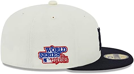 New Era Detroit Tigers 59Fifty Cooperstown 1984 World Series Champions Side Patch Cap, Hat