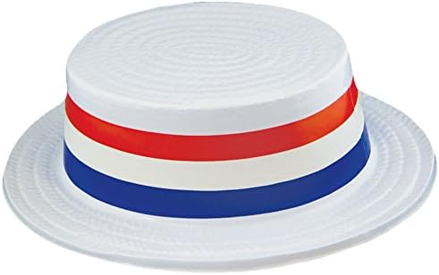 Chapéus de festa engraçados Skimmer Hat - Chapéus de Chaves - Acessórios Patrióticos - Chapéus American Flag Party Hats