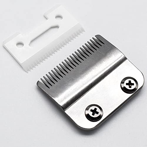 Lâminas profissionais de substituição de dentes cambiais de 2 orifícios 2161, compatível com Wahl 5 Star Series Magic Clip