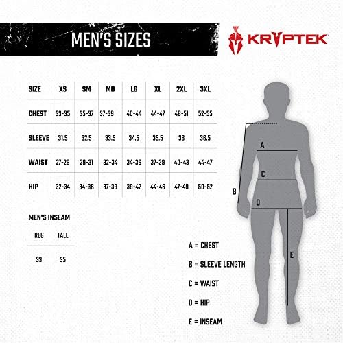 Kryptek Men's Hyperion Sleeve Logo Crew