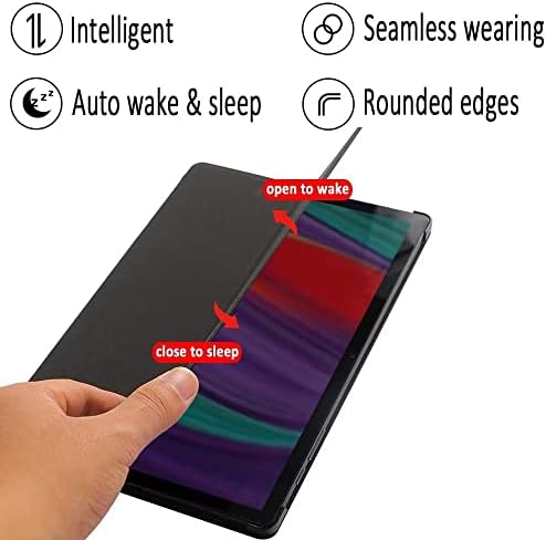 Capa de estojo de fólio Compatível com Chuwi Hipad XPRO 10,5 polegadas Android Tablet PU Sleeve protetora de couro