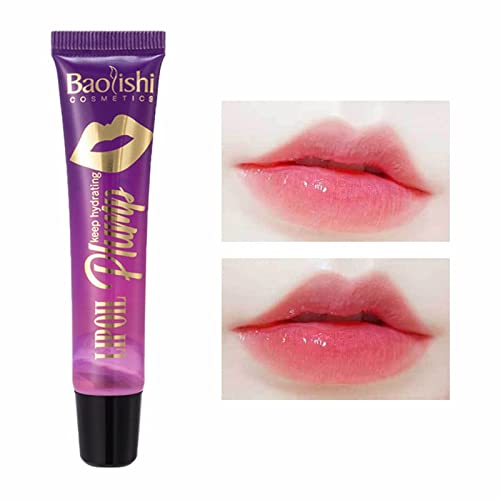 Xiahium Lip Gloss Kids for Girls 1-8 Transparente Gradual Lip Oil hidratante e hidratante Novo colorido Longo d'água Lipstick