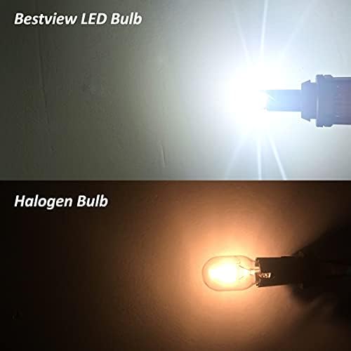 Bestview 912 921 lâmpadas LED para luz reversa de backup, 6000 lúmens 20W CHIPS CSP 6-SMD Atualizados, T15 906 W16W LED BULL,