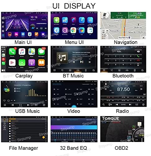 9 '' Android 10 no Dash Car Stéreo Radio Fit para Ford Focus 3 Mk 3 2011 12 13 15 16 17 18 18 GPS Unidade de navegação