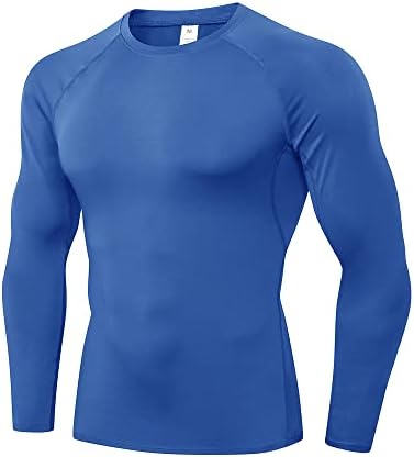 Camisetas de compressão de manga longa do Cargfm Men Ginásse academia esportiva de ginástica sublata Baselayer Sport Sport Top Shirt