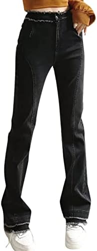 Miashui calças mulheres alongamento casual 2022 High Elastic de altas calças de cintura alta para mulheres Casual