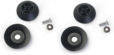 Botão de tampa da panela owfvlazi, botões de reposição de tampa de panela de cozinha universal pretos, maçaneta de tampa da tampa