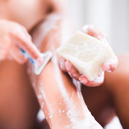 Beleza por sabão de barra orgânica de beleza para barbear, sabonete de manteiga de karité, sabão natural, sabão orgânico, sabonete para rosto, sabão vegano espumante de espuma de sabão como creme de barbear, sabonete orgânico com manteiga de karité