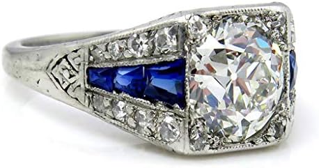 2023 Trend Square Diamond Blue Zircon Ladies Ring Jóias de jóias de jóias
