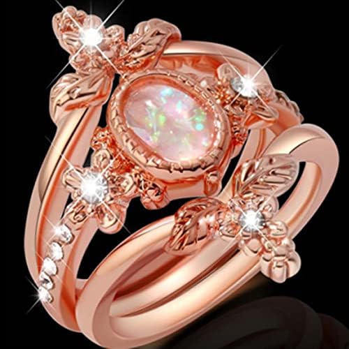 2023 Anel de diamante de ouro rosa para mulheres de jóias de jóias para mulheres anéis de alongamento para mulheres em jóias